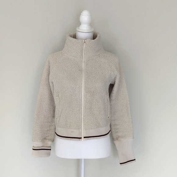 Athleta Sherpa Jacket - Picture 1 of 9